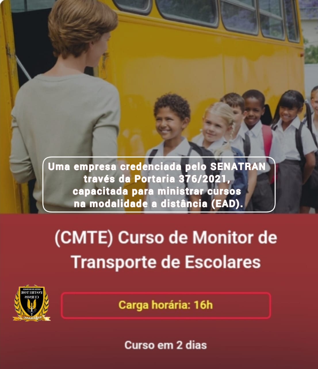 Curso de Monitor de Transporte de Escolares